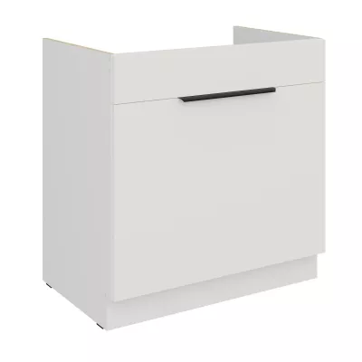 Dolní skříňka na dřez LUNARA - šířka 80 cm, bílá
