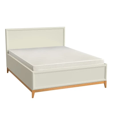 Manželská postel s úložným prostorem 160x200 ELLENSBURG - kašmír