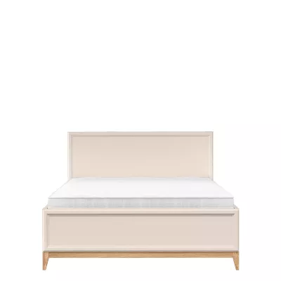 Manželská postel s úložným prostorem 160x200 ELLENSBURG - kašmír
