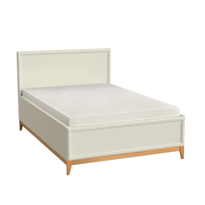 Manželská postel s úložným prostorem 140x200 ELLENSBURG - kašmír