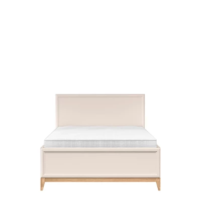 Manželská postel s úložným prostorem 140x200 ELLENSBURG - kašmír