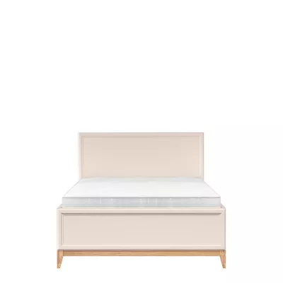 Manželská postel s úložným prostorem 140x200 ELLENSBURG - kašmír