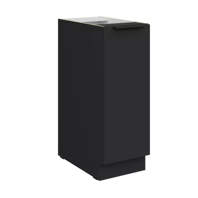 Výsuvná skříňka LUNARA - šířka 30 cm, černá