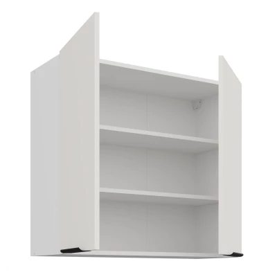 Horní kuchyňská skříňka LUNARA - šířka 80 cm, bílá