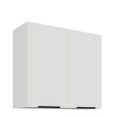 Horní kuchyňská skříňka LUNARA - šířka 80 cm, bílá