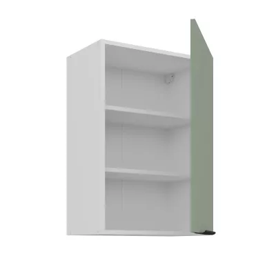 Horní kuchyňská skříňka LUNARA - šířka 50 cm, zelená / bílá
