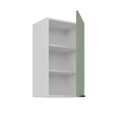 Horní kuchyňská skříňka LUNARA - šířka 40 cm, zelená / bílá