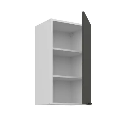 Horní kuchyňská skříňka LUNARA - šířka 40 cm, grafit / bílá