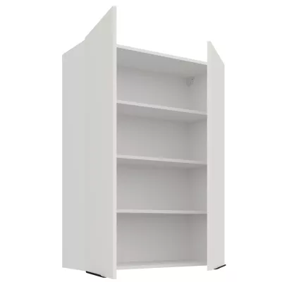 Vysoká horní kuchyňská skříňka LUNARA - šířka 80 cm, bílá