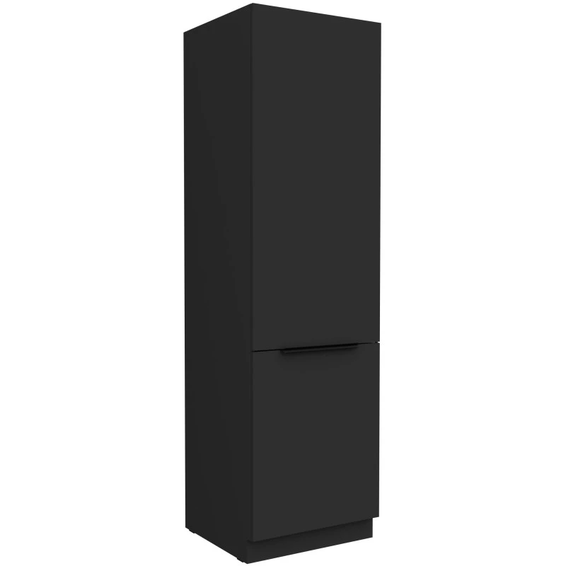 Skříň na vestavnou lednici LUNARA - šířka 60 cm, černá