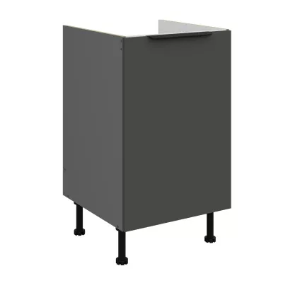 Dolní dřezová skříňka LUNARA - šířka 50 cm, grafit / antracit