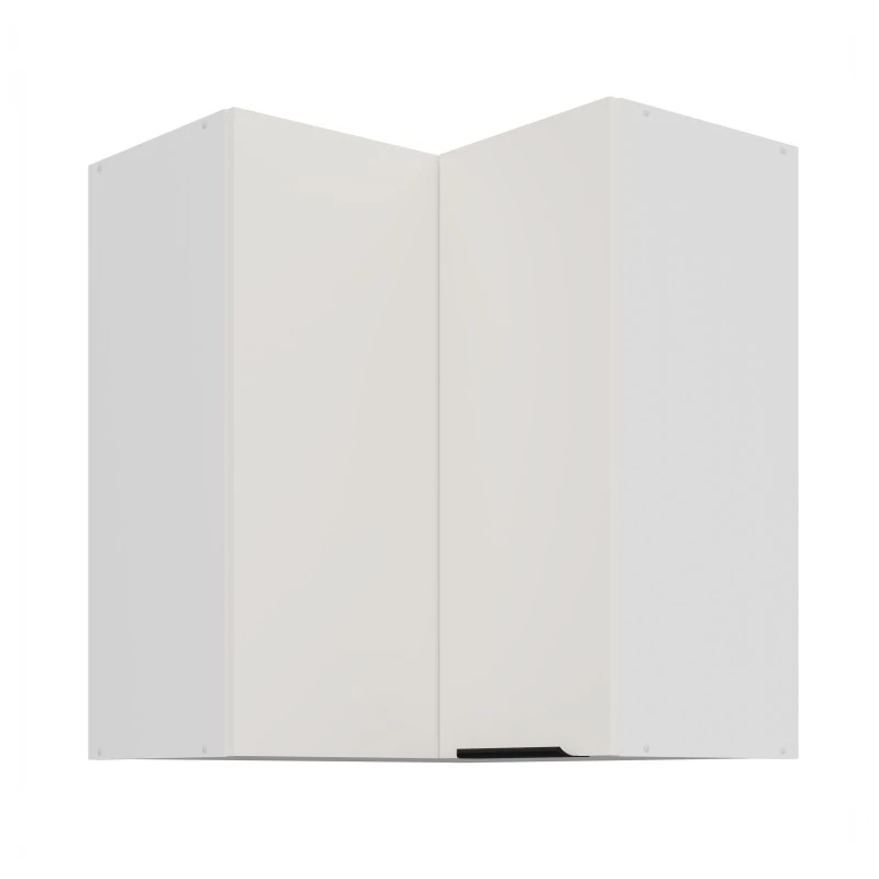 Horní rohová skříňka LUNARA 2 - 60x60 cm, bílá