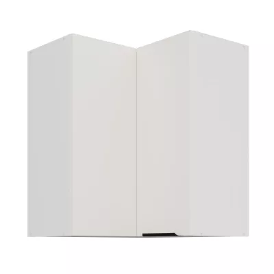 Horní rohová skříňka LUNARA 2 - 60x60 cm, bílá