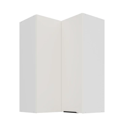 Vysoká rohová skříňka LUNARA 2 - 60x60 cm, bílá