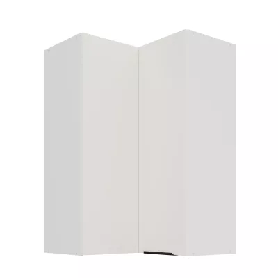 Vysoká rohová skříňka LUNARA 2 - 60x60 cm, bílá