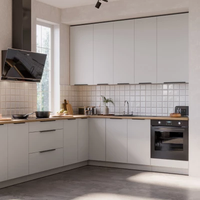 Digestořová skříňka LUNARA - šířka 50 cm, bílá