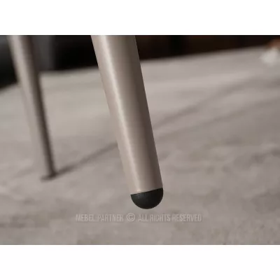 Kulatý konferenční stolek TODOR - béžový