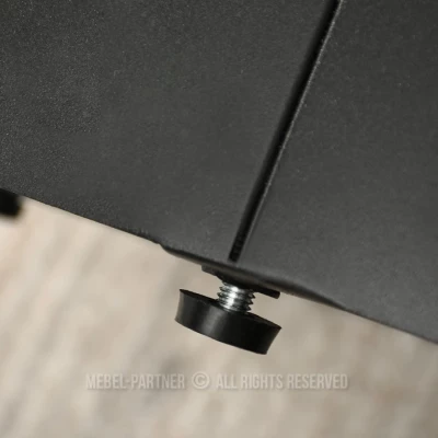 Designový konferenční stolek HAPR - bronzové sklo / černý
