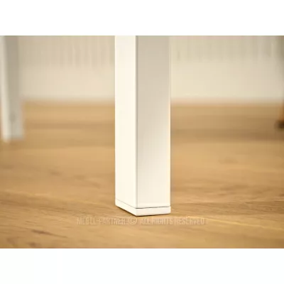 Moderní jídelní stůl HENRIK - světlý dub / bílý