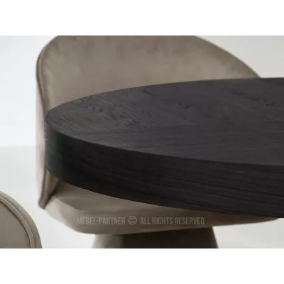 Kulatý rozkládací stůl 130(230)x130 SABRIN - černý