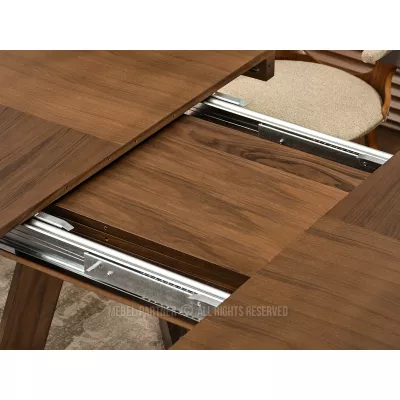 Kulatý rozkládací stůl 130(230)x130 SABRIN - ořech