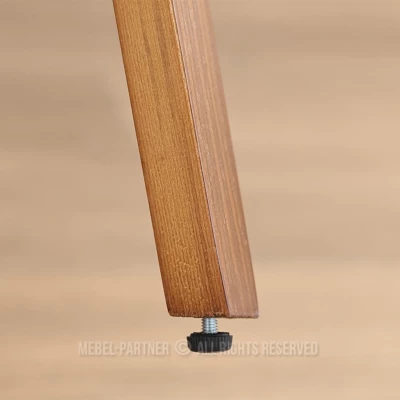 Designová barová židle ANELIS - černá / ořech