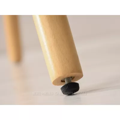 Designová jídelní židle SAROLTA - šedá / dub