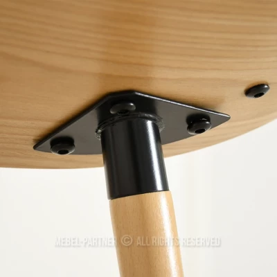Designová jídelní židle SAROLTA - šedá / dub