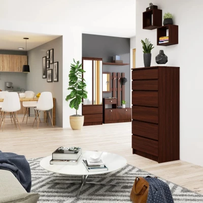 Komoda se šuplíky SAVRILA - wenge