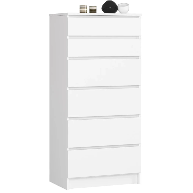 Komoda se šuplíky SAVRILA - bílá