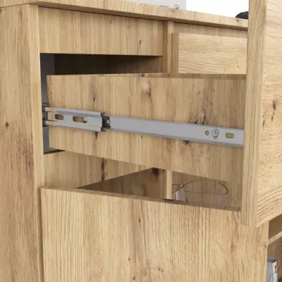 Komoda se šuplíky a dvířky JUNIPER - dub artisan