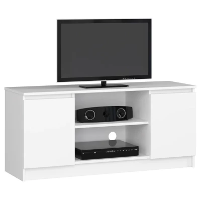 TV stolek YMARIN - bílý