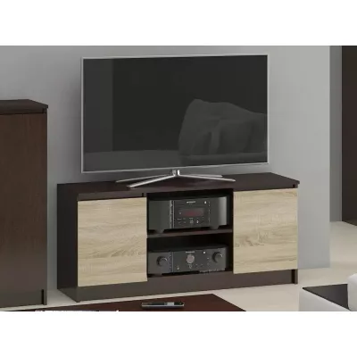 TV stolek YMARIN - wenge / dub sonoma