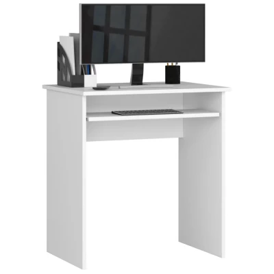 Malý PC stůl WREN - bílý