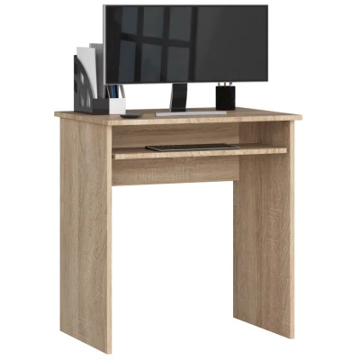 Malý PC stůl WREN - dub sonoma