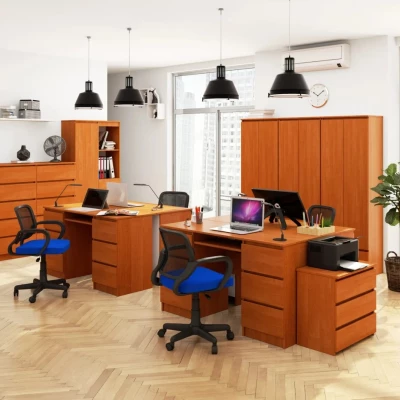 Psací stůl se šuplíky IVOAN - olše