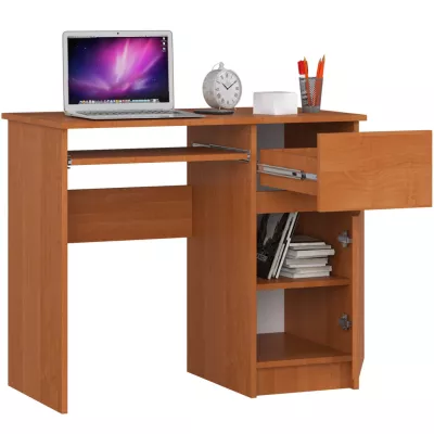 PC stůl KALRION - olše, pravé provedení