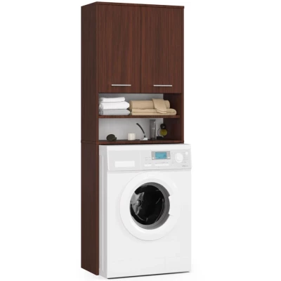 Koupelnová skříňka nad pračku MERALYA - wenge