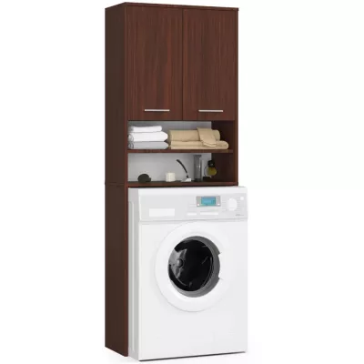 Koupelnová skříňka nad pračku MERALYA - wenge