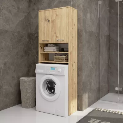Koupelnová skříňka nad pračku MERALYA - dub artisan