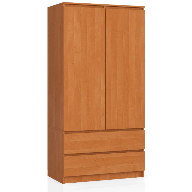 Šatní skříň se šuplíky 90 cm LOTA - olše