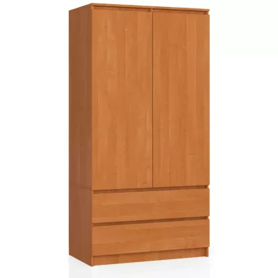 Šatní skříň se šuplíky 90 cm LOTA - olše