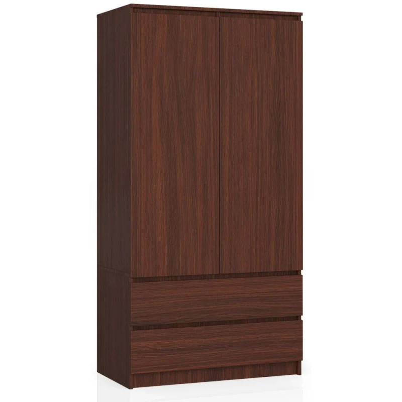 Šatní skříň se šuplíky 90 cm LOTA - wenge