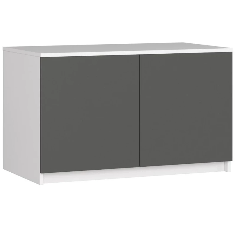 Nástavec na skříň LOTA 90 cm - bílý / šedý