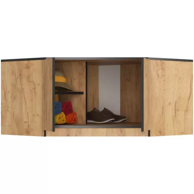 Rohový nástavec na skříň LOTA 100 cm - dub craft