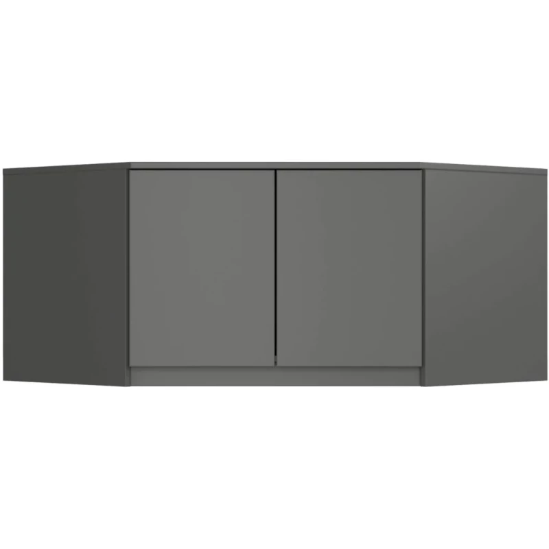 Rohový nástavec na skříň LOTA 100 cm - šedý