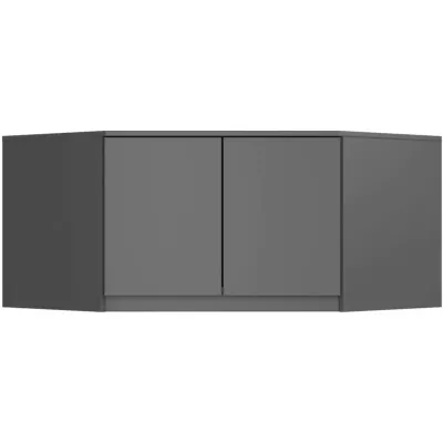 Rohový nástavec na skříň LOTA 100 cm - šedý