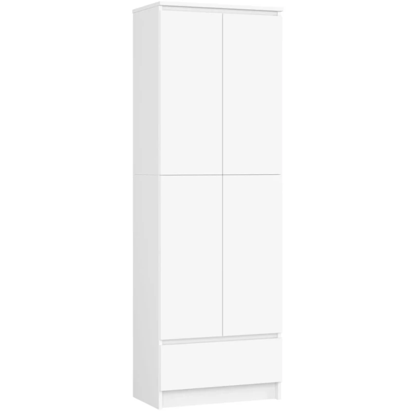 Dvoudveřová skříň se šuplíkem 60 cm VALESTRA - bílá