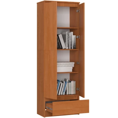Dvoudveřová skříň se šuplíkem 60 cm VALESTRA - olše