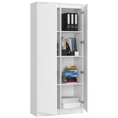 Policová skříň 80 cm VALESTRA - bílá